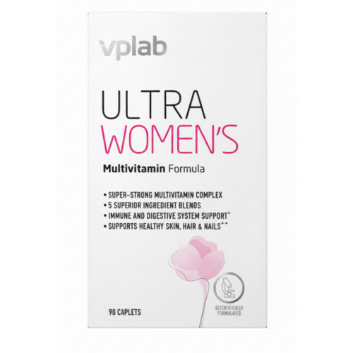 VPLab Nutrition Ultra Women's Multivitamin Formula Multivitamīni sievietēm mīkstajās kapsulās 90 kapsulas
