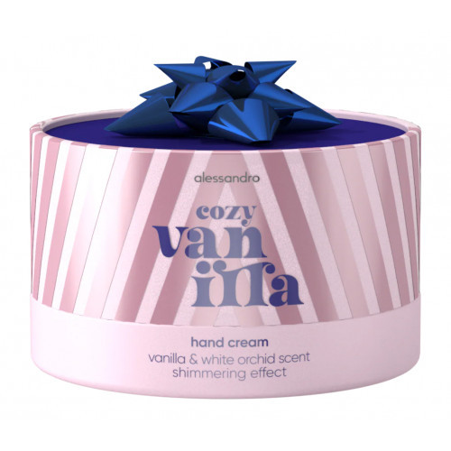 Alessandro Cozy Hand Cream With Shimmering Effect Mitrinošs roku krēms, kas piešķir mirdzumu 20ml