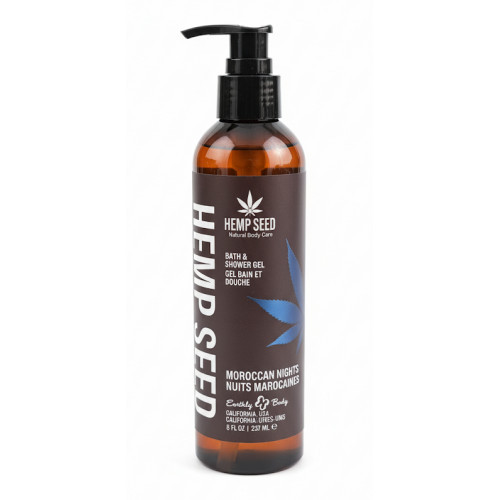Hemp Seed Moroccan Nights Bath & Shower Gel Ķermeņa mazgāšanas līdzeklis 237ml