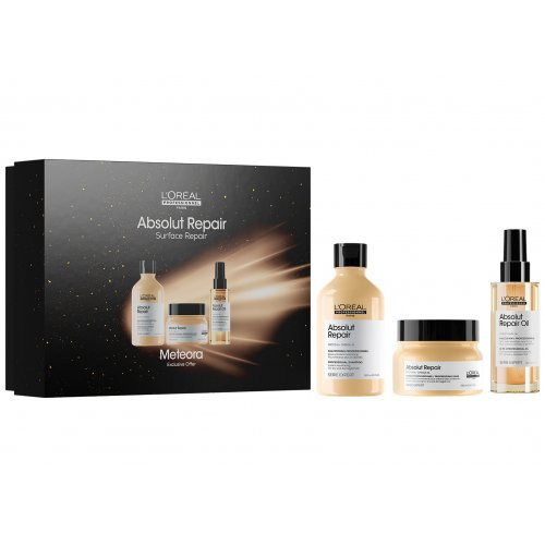 L'Oréal Professionnel Meteora Absolut Repair TRIO Atjaunojošs bojātu matu komplekts