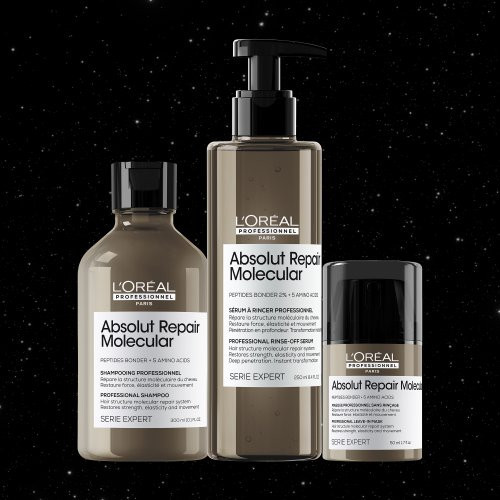 L'Oréal Professionnel Meteora Absolut Repair Molecular TRIO Matu struktūras atjaunošanas komplekts