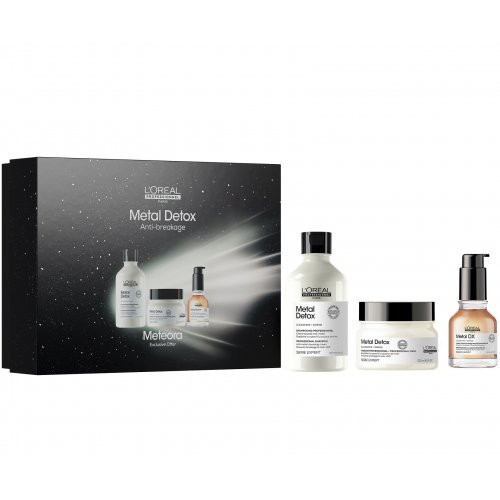 L'Oréal Professionnel Meteora Metal Detox TRIO Komplekts visiem matu tipiem.