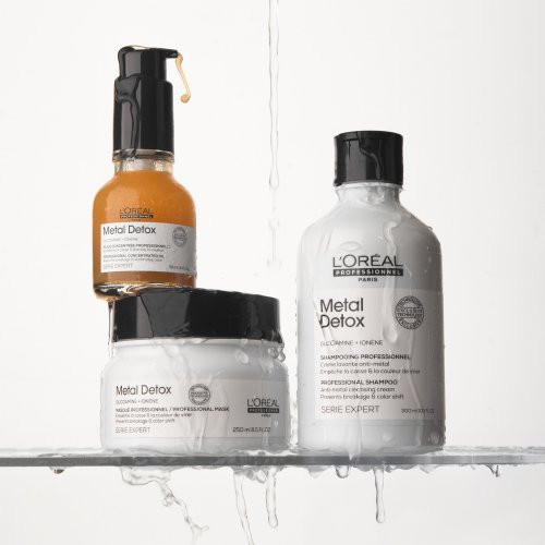 L'Oréal Professionnel Meteora Metal Detox TRIO Komplekts visiem matu tipiem.