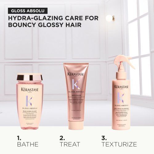 Kérastase Gloss Absolu Holiday Gift Set 2025 Spīdumu piešķirošs matu kopšanas komplekts