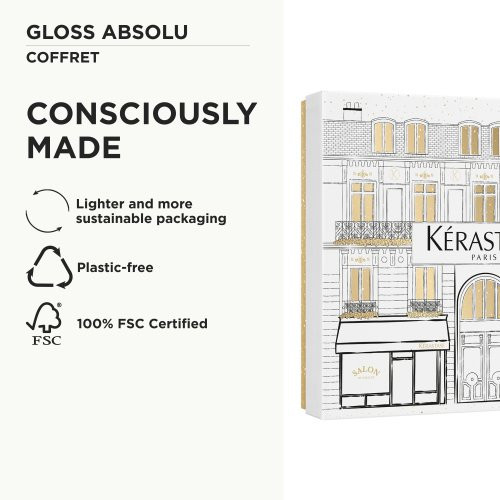 Kérastase Gloss Absolu Holiday Gift Set 2025 Spīdumu piešķirošs matu kopšanas komplekts