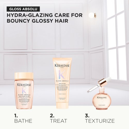 Kérastase Gloss Absolu Mini Holiday Gift Set 2025 Spīdumu piešķirošs matu kopšanas komplekts Komplekts