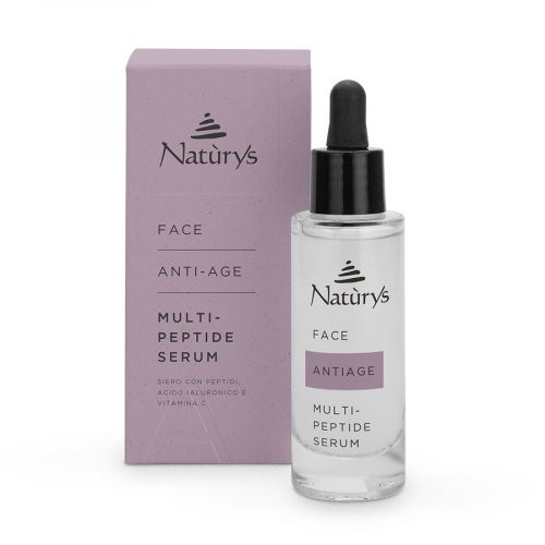 Naturys Face Anti-Age Multi-Peptide Serum Serums ar peptīdiem un hialuronskābi 30ml