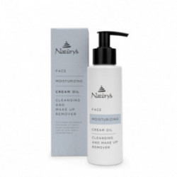 Naturys Face Moisturizing Cream Oil Cleansing And Make Up Remover Maigs krēmveida tīrīšanas līdzeklis 150ml