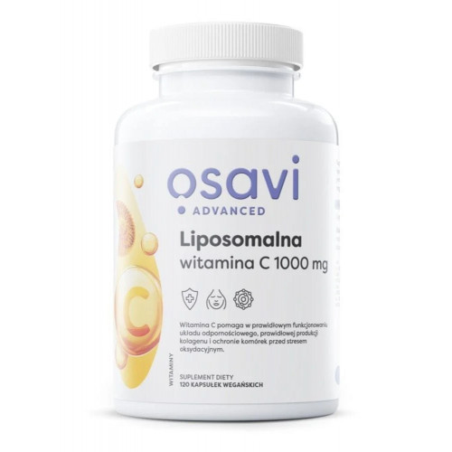 Osavi Liposomal Vitamin C 1000 mg Liposomu C vitamīns 60 kapsulas
