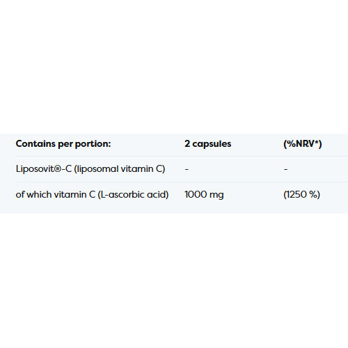 Osavi Liposomal Vitamin C 1000 mg Liposomu C vitamīns 60 kapsulas