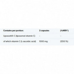 Osavi Liposomal Vitamin C 1000 mg Liposomu C vitamīns 60 kapsulas
