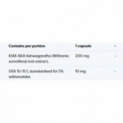 Osavi Ashwagandha KSM-66 Uztura bagātinātājs Ašvaganda 60 kapsulas