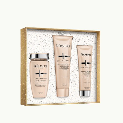 Kérastase Curl Manifesto Holiday Gift Set 2025 Viļņainu un cirtainu matu kopšanas komplekts
