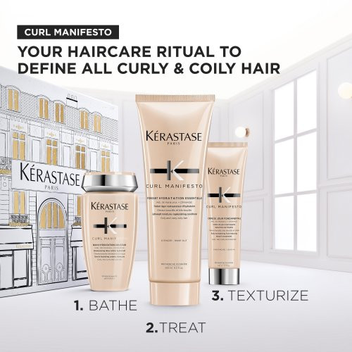 Kérastase Curl Manifesto Holiday Gift Set 2025 Viļņainu un cirtainu matu kopšanas komplekts