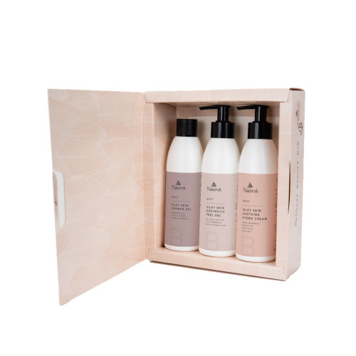 Naturys Body Silky Skin Box Mīkstās ādas ķermeņa komplekts Komplekts