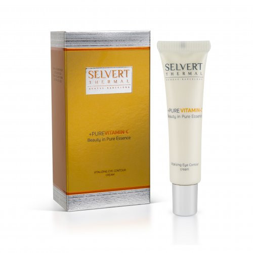 Selvert Thermal +Pure Vitamin-C Vitalizing Eye Contour Cream Atjaunojošs acu krēms 15 ml