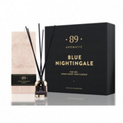 Aromatic 89 Home Fragrance & Perfumed Candle Set Mājas aromāta un sveces komplekts Blue Nightingale