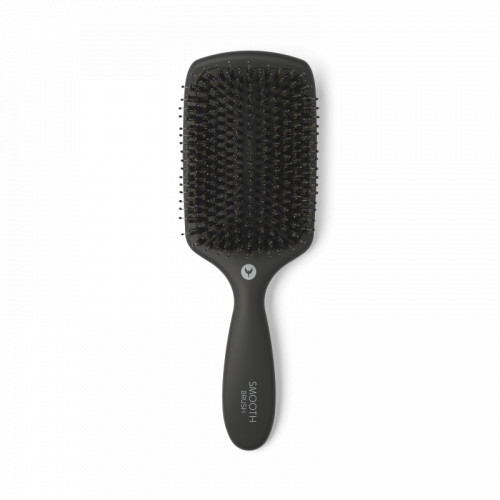 HH Simonsen Paddle Smooth Brush Matu suka ar dabīgiem sariem Black
