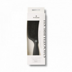HH Simonsen Paddle Smooth Brush Matu suka ar dabīgiem sariem Black