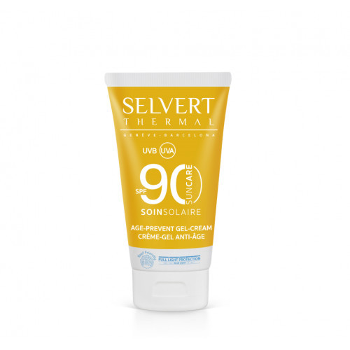 Selvert Thermal Sun Care Age Prevent Gel-cream SPF90 Aizsargājošs krēms-gels sejai ar SPF90 50ml