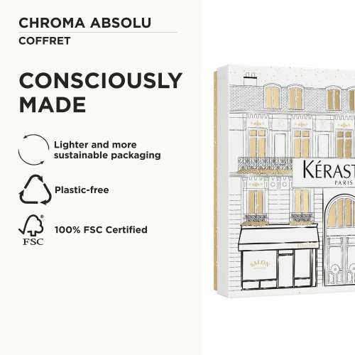 Kérastase Chroma Absolu Holiday Gift Set 2025 Mitrinošs, aizsargājošs komplekts krāsotiem matiem