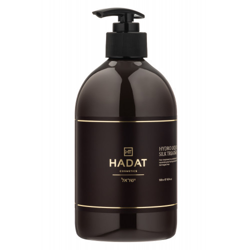 Hadat Cosmetics Hydro Liquid Silk Treatment Atjaunojoša matu maska sausiem un īpaši bojātiem matiem 300ml