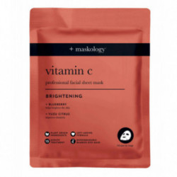 Maskology Vitamin C Professional Sheet Mask Lokšņu sejas maska ar C vitamīnu 22ml