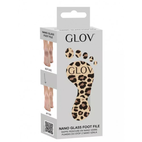 Glov Cheetah Edition Nano Glass Pumice Stikla pēdu vīle 1gab.