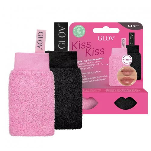 Glov Kiss&Kiss Lip Exfoliating Set Lūpu pīlinga cimdu komplekts 1gab.