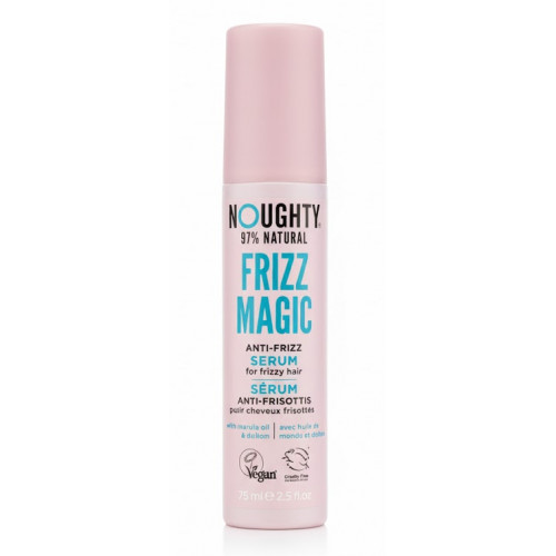 Noughty Frizz Magic Anti-Frizz Serum Nogludinošs serums pret karstumu ar marulas eļļu un japāņu redīsu ekstraktiem 75ml