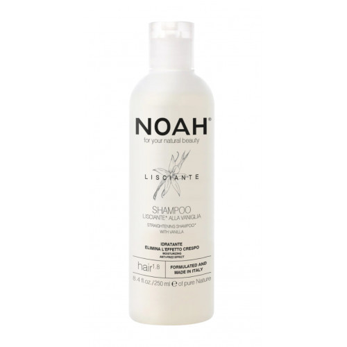 Noah 1.8 Straightening Shampoo With Vanilla Iztaisnojošs šampūns 250ml