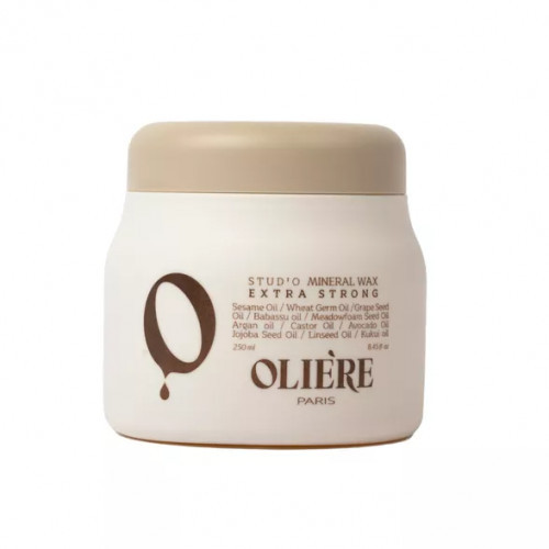 Oliere Paris Studio Mineral Wax Extra Strong Stipras fiksācijas minerālais matu veidošanas vasks 250ml