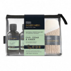 Baylis & Harding Goodness Oud, Cedar & Amber Essentials Gift Set Ķermeņa kopšanas komplekts