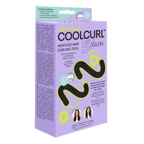 Glov Cool Curl Hair Curling Tool Matu loku lenta Black