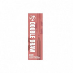 W7 Cosmetics Double Draw Lip Contour Duo Liners Lūpu kontūru zīmuļu duets Light 