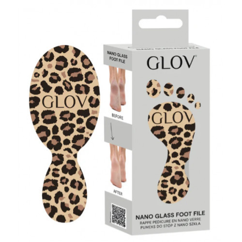 Glov Cheetah Edition Nano Glass Pumice Stikla pēdu vīle 1gab.