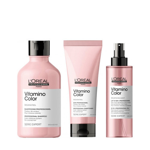 KlipShop Vitamino Color Resveratrol Krāsotu matu kopšanas komplekts