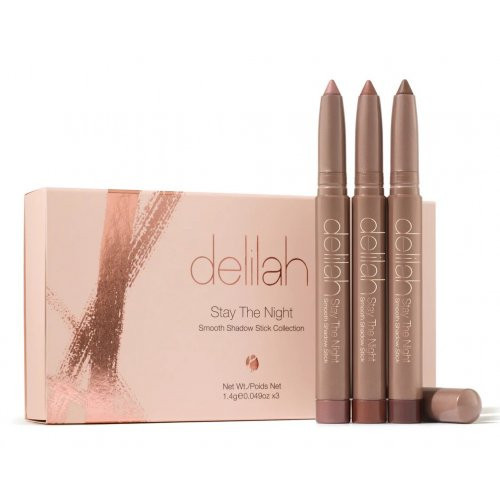 Delilah Stay The Night Smooth Shadow Stick Collection Zīmuļu acu ēnu komplekts 1.4g x 3