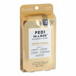VOESH Pedi In A Box 5in1 Golden Glimmer Pēdu ārstēšana Komplekts