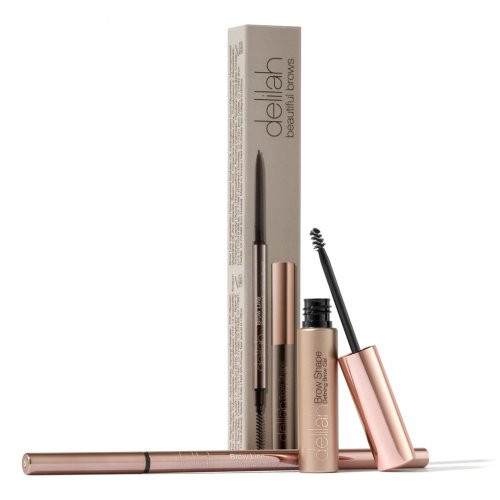 Delilah Beautiful Brows Uzacu zīmuļa un uzacu formēšanas želejas komplekts Sable