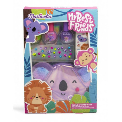 Martinelia Best Friends Nail & Tatto Set Skaistumkopšanas komplekts bērniem Koala