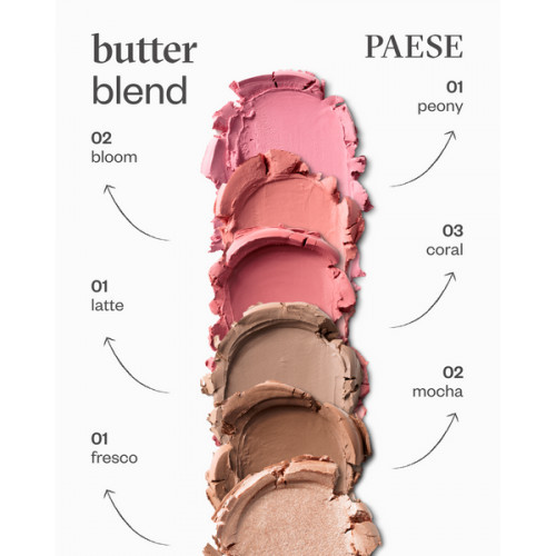Paese Butter Blend Blush Stick Vaigu sārtuma zīmulis 6g