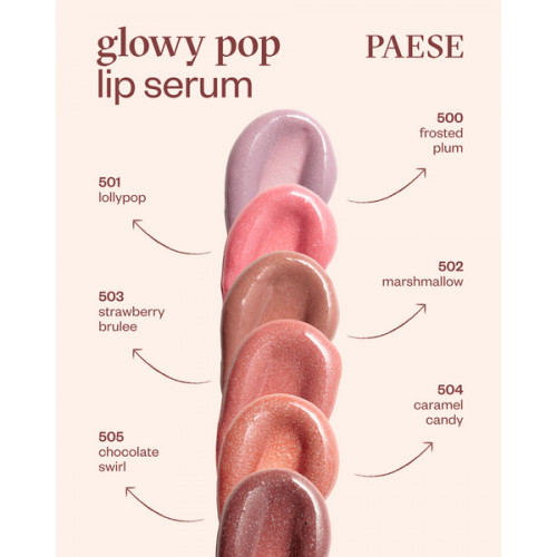 Paese Glowypop Lip Serum Lūpu serums 501 Sweet Lollypop