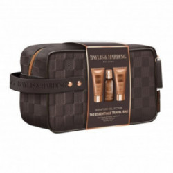 Baylis & Harding Signature Men's Black Pepper & Ginseng Gift Set Vīriešu ķermeņa kopšanas komplekts ar kosmētikas somiņu
