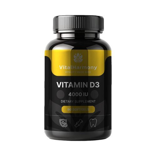 Vitalharmony D3 4000 IU Uztura bagātinātājs 90 kapsulas