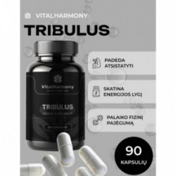 Vitalharmony Tribulus Uztura bagātinātājs 90 kapsulas