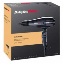 BaByliss PRO Pro Caruso HQ Hairdryer Profesionāls matu fēns ar jonu ģeneratoru Black