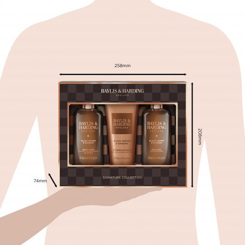 Baylis & Harding Luxury Bathing Trio Grezns mazgāšanas komplekts vīriešiem