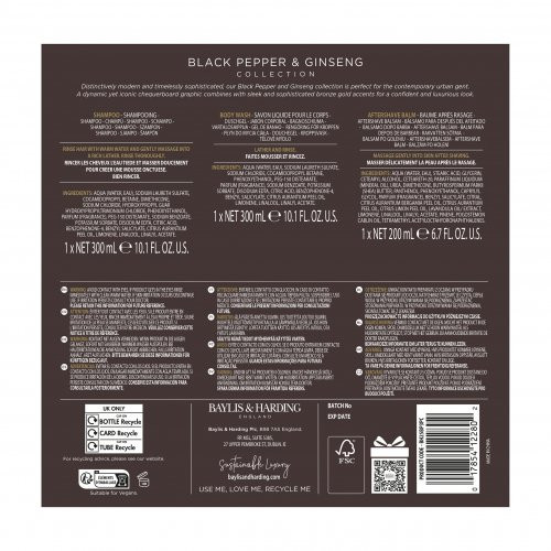 Baylis & Harding Luxury Bathing Trio Grezns mazgāšanas komplekts vīriešiem