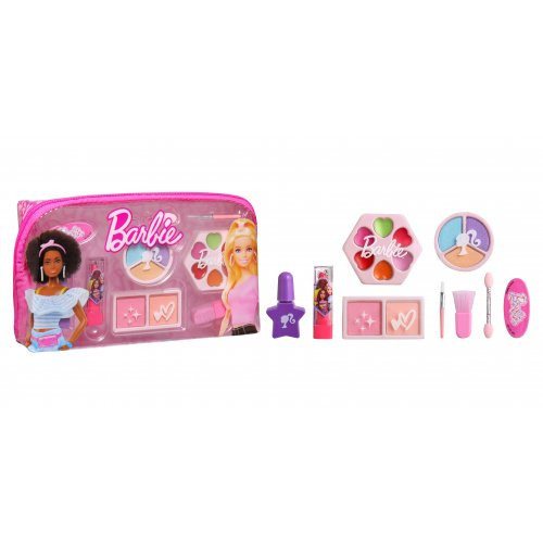 Barbie Makeup Toiletry Bag Lelles Bārbijas komplekts ar kosmētikas maciņu 1gab.
